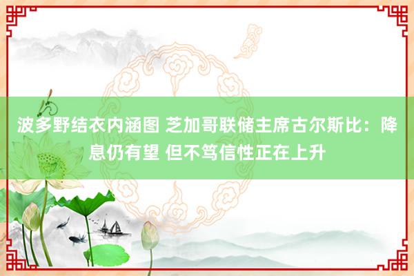 波多野结衣内涵图 芝加哥联储主席古尔斯比：降息仍有望 但不笃信性正在上升